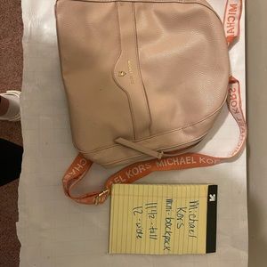 Michael kors mini backpack